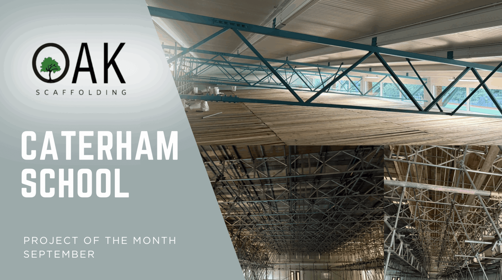 September’s Project of the Month: OAK Scaffolding Limited: Caterham School