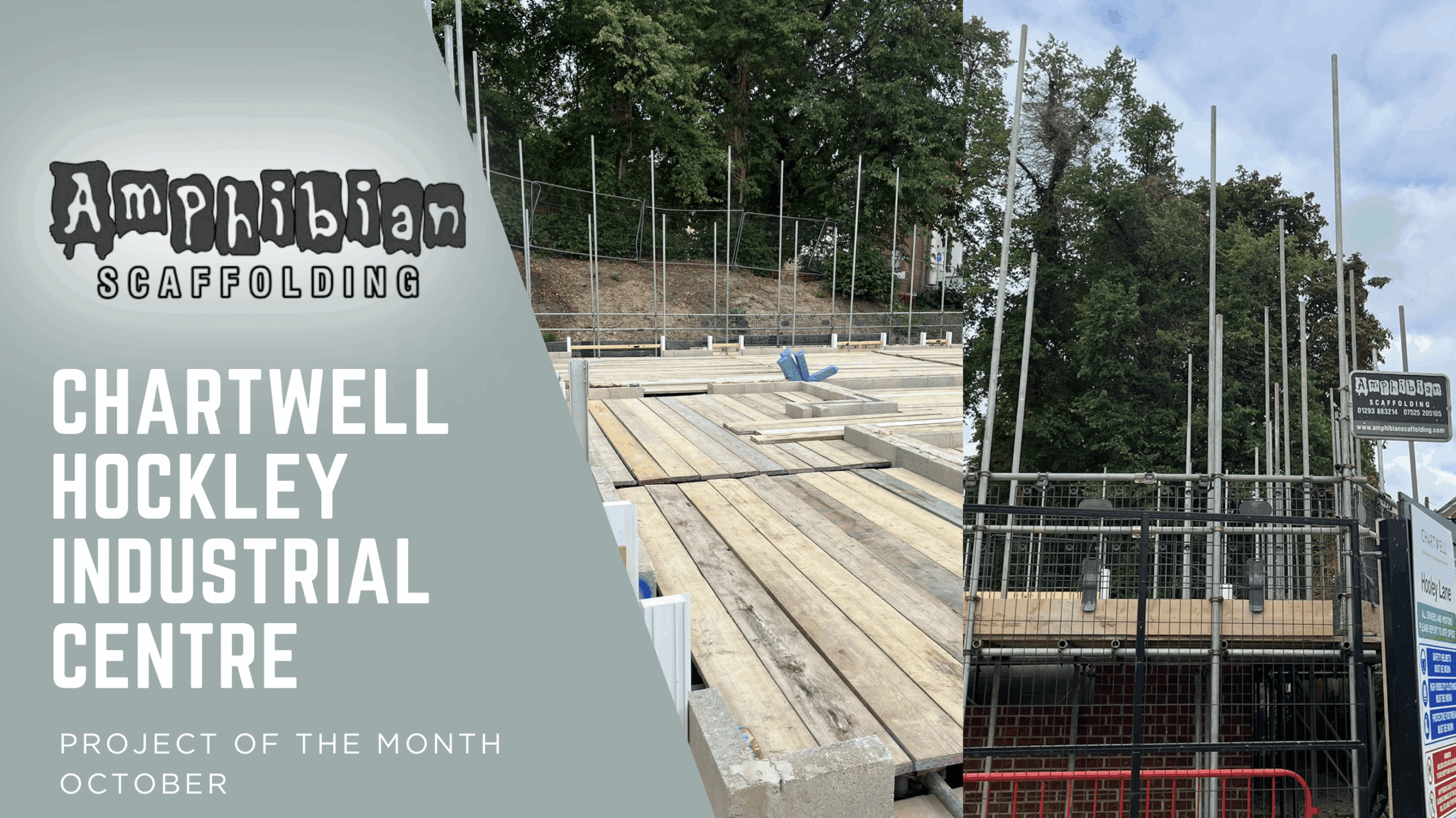 October’s Project of the Month: Amphibian Scaffolding at Chartwell Hockley Industrial Centre