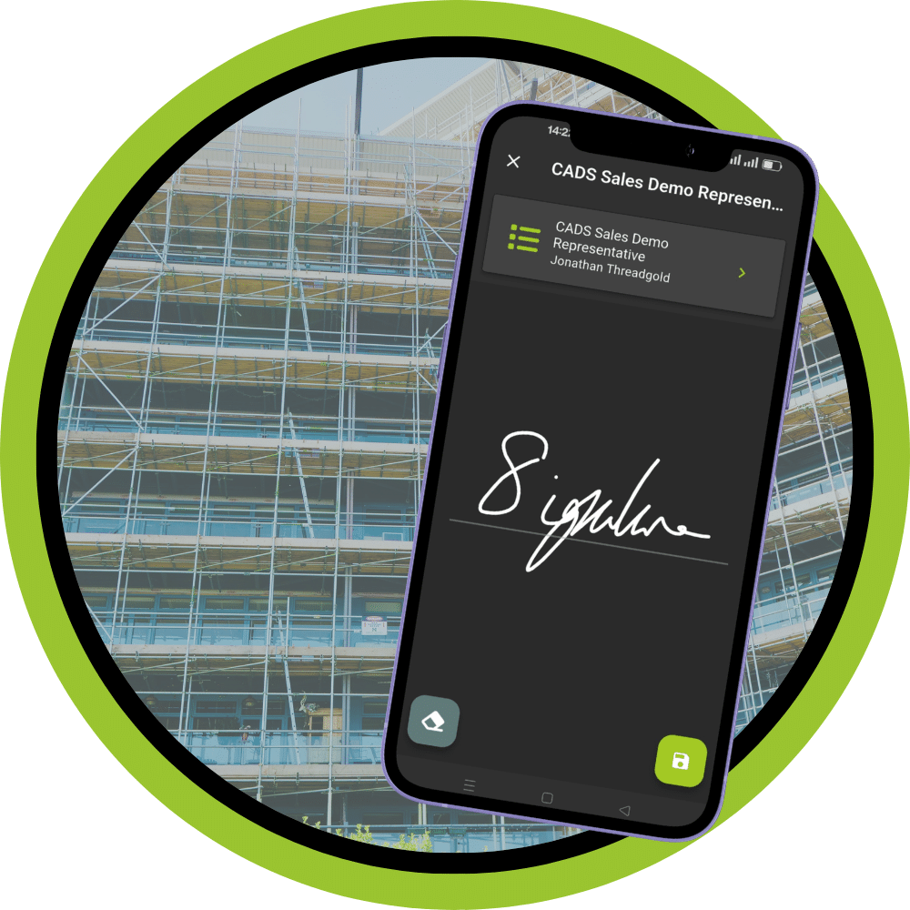 Capture Digital Signatures on Site
