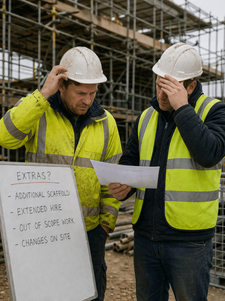 how to estimate scaffolding