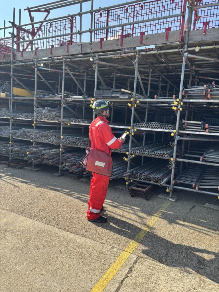 Scaffold inspector using SMART inspector from SMART Scaffolder