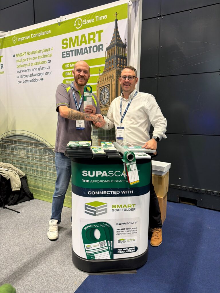 Digital scaffold tags supporting QR asset management